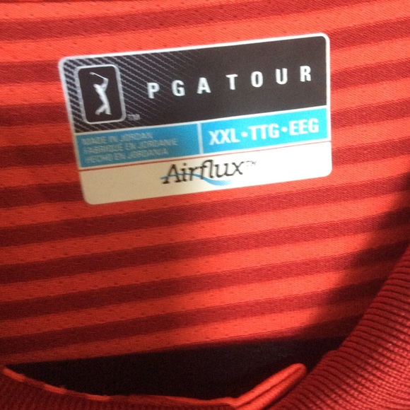 PGA Tour Airflux Men’s Golf Shirt, Sz XXL - Picture 3 of 6